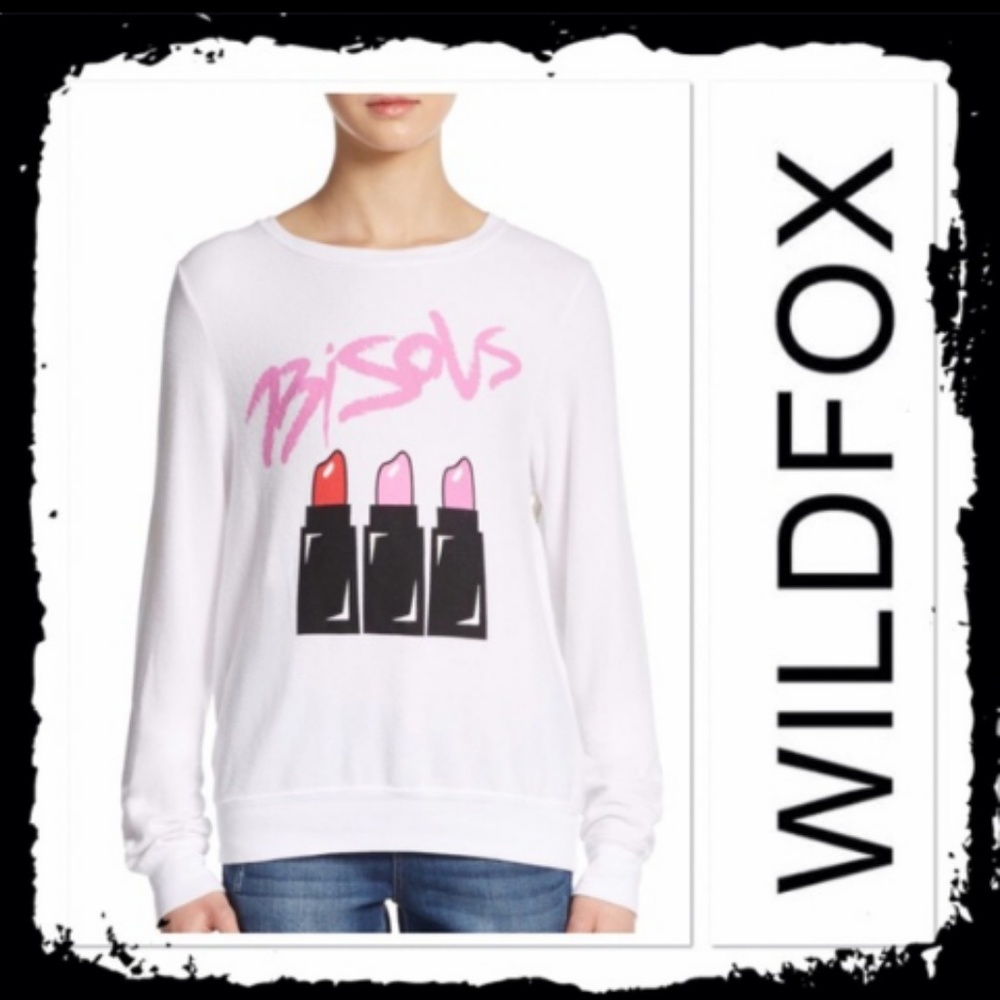 🆕 Wildfox Lipstick Bisous Sweater